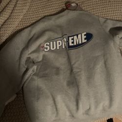 Supreme Long Sleeve Sweaters/ Black And White Long Sleeve Box Logo