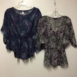 Women’s LOGIX & CURE Polyester tops… Size medium