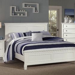 Gilpin Standard Bed King White