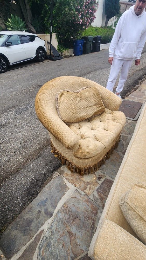 Free Sofa And Free Stuffed Chair