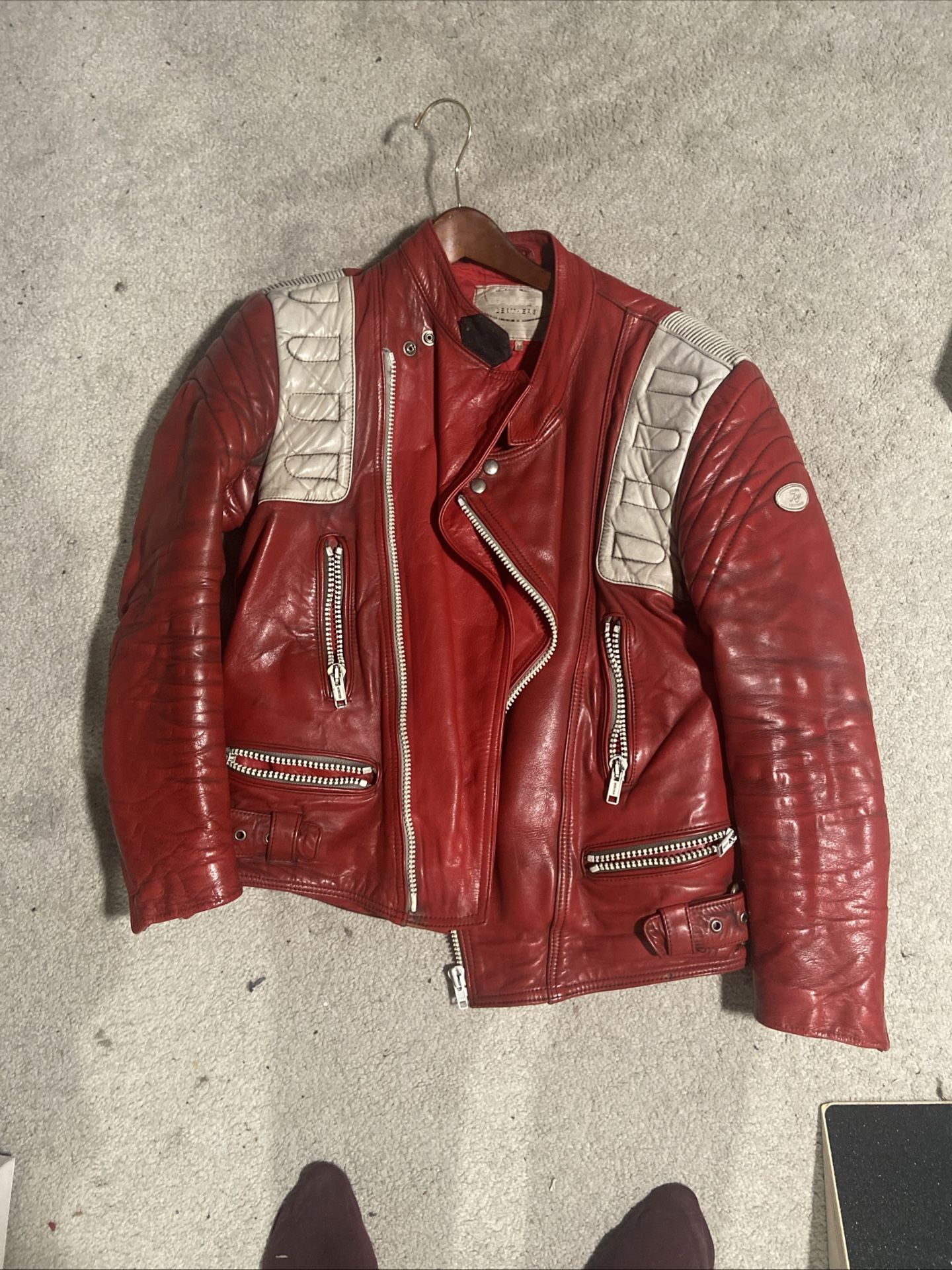 Joseph Joy Leathers Medium Mens Moto Jacket