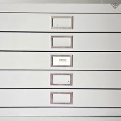 Metal Flat File Cabinet