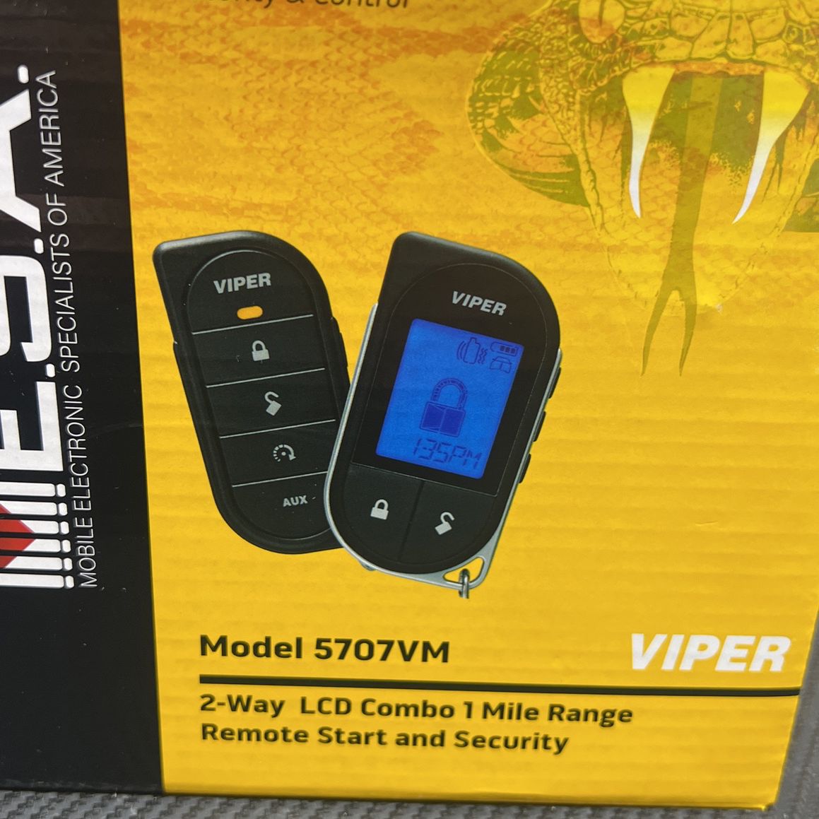 Viper car alarm 1 mile pager, remote start ignition kill On Sale