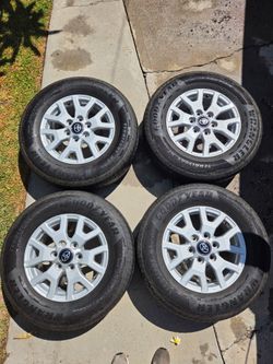 Toyota Wheels with Goodyear Wrangler Tires Set of 4