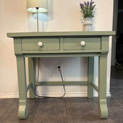 Vintage Side Table / Desk / Entryway Table