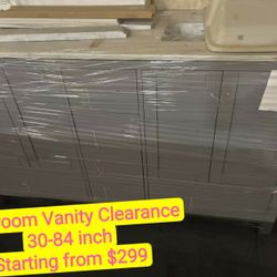 Bathroom Vanity Clearance,30-84 inch(4)