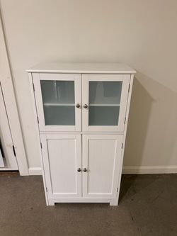 White Storage Cabinet