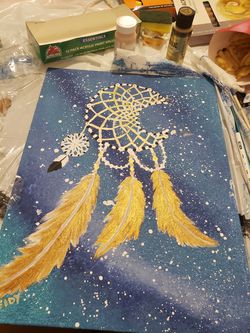 Dream catcher painting