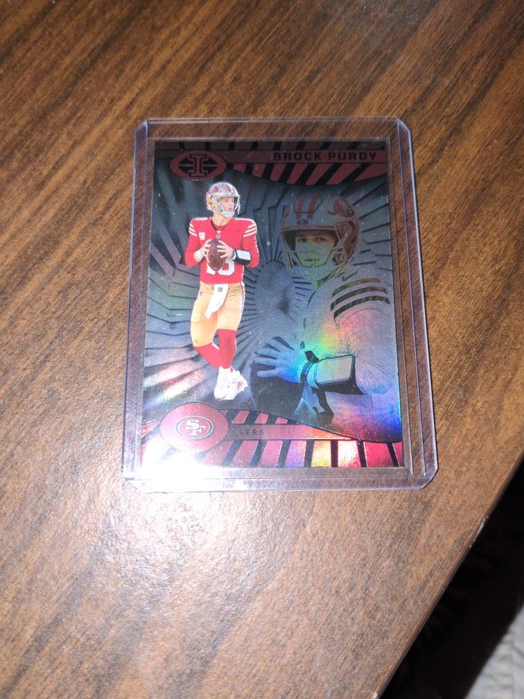 BROCK PURDY FOOTBALL CARD.