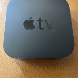 Apple TV, Cords, And Remote