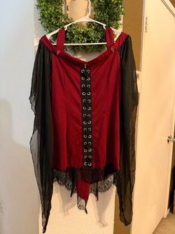 Goth Lace Blouse