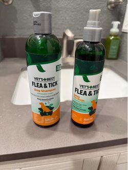 Flea & Tick Shampoo and Spray for Dogs