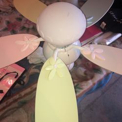Floral pastel lamp