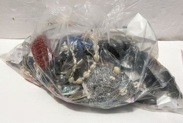 VTG to New Jewelry Lot of 9 Lbs. Wearable and Craft Necklaces Bracelets
