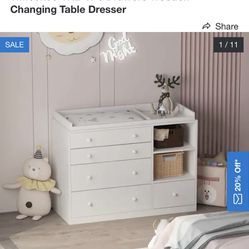 Baby Dresser/ Changing Table 
