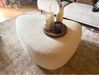 44” Triangular upholstered Ottoman