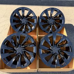 20” Tesla Model Y Helix original factory oem rims in new gloss black