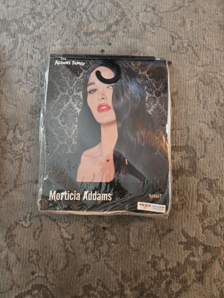 Morticia Wig