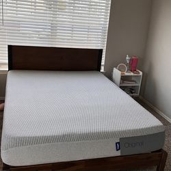 Queen size headboard, frame and Casper mattress.
