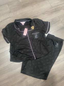 Juicy Couture Black Pajama Set