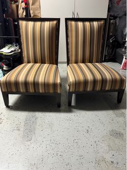 2 lounge chairs