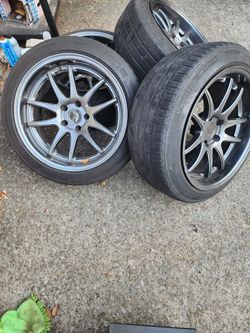 18x9 aodhan rims with tires