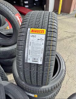 235-45-18 Pirelli PZERO A/S 94V new 4 tires Free Mount Balance installation 235/45/18 llantas