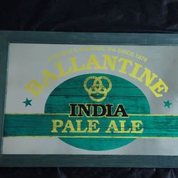 Vintage Antique Ballantine India Pale Ale Beer Sign