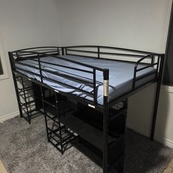 Single Low Loft Bed Twin