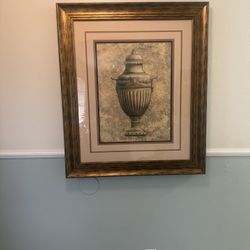 Picture And Frame - Classical Urn