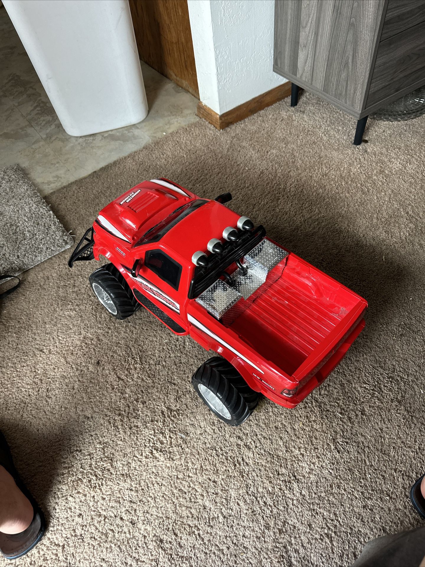 New Bright Dodge Ram Monster Extreme Red RC truck