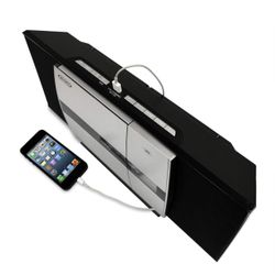 JENSEN JBS-225 Wall Mountable Bluetooth Music System with CD Player Vertical Loading CD Player, CD-R/RW Compatible, FM Stereo Receiver with 20 Presets