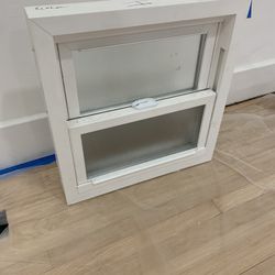 New Open Box Small Vinyl Window 22w X 23L 