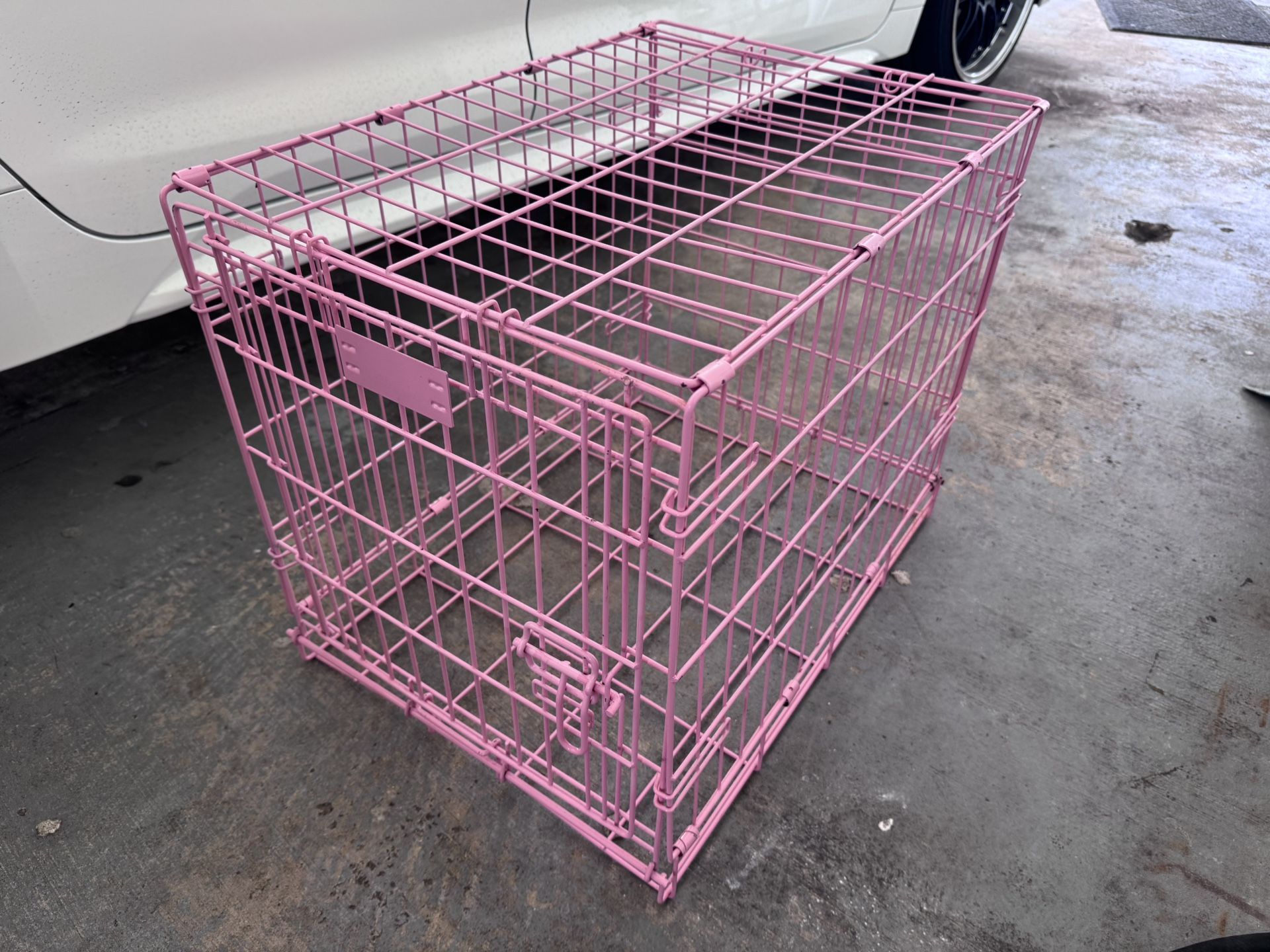 Pink Dog Crate