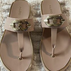 Aldo Beige Sandals 