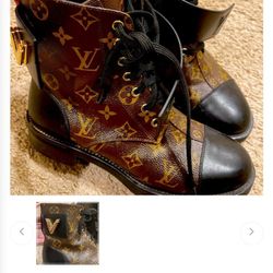 (WMNS) LOUIS VUITTON LV Wonderland Flat Ranger Boots