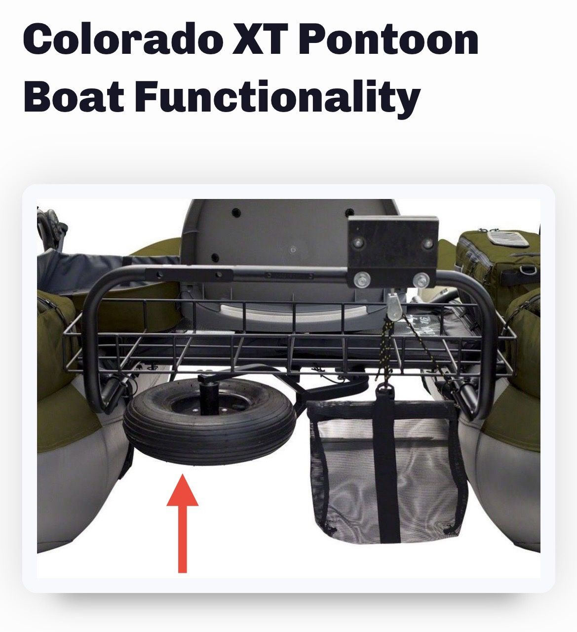 Pontoon Boat Transportation Wheel