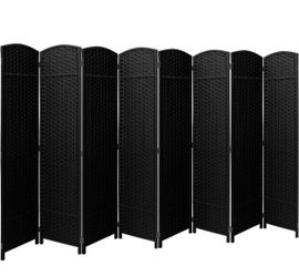 Room Divider 6ft Tall / 128” Wide LIKE NEW! Black