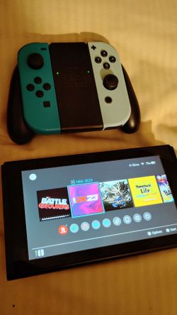 Nintendo switch & 3 games and accessories