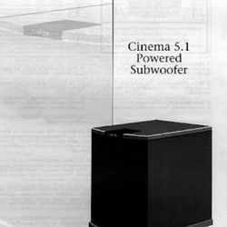 Carver Cinema 5 1 Subwoofer (Non Working)