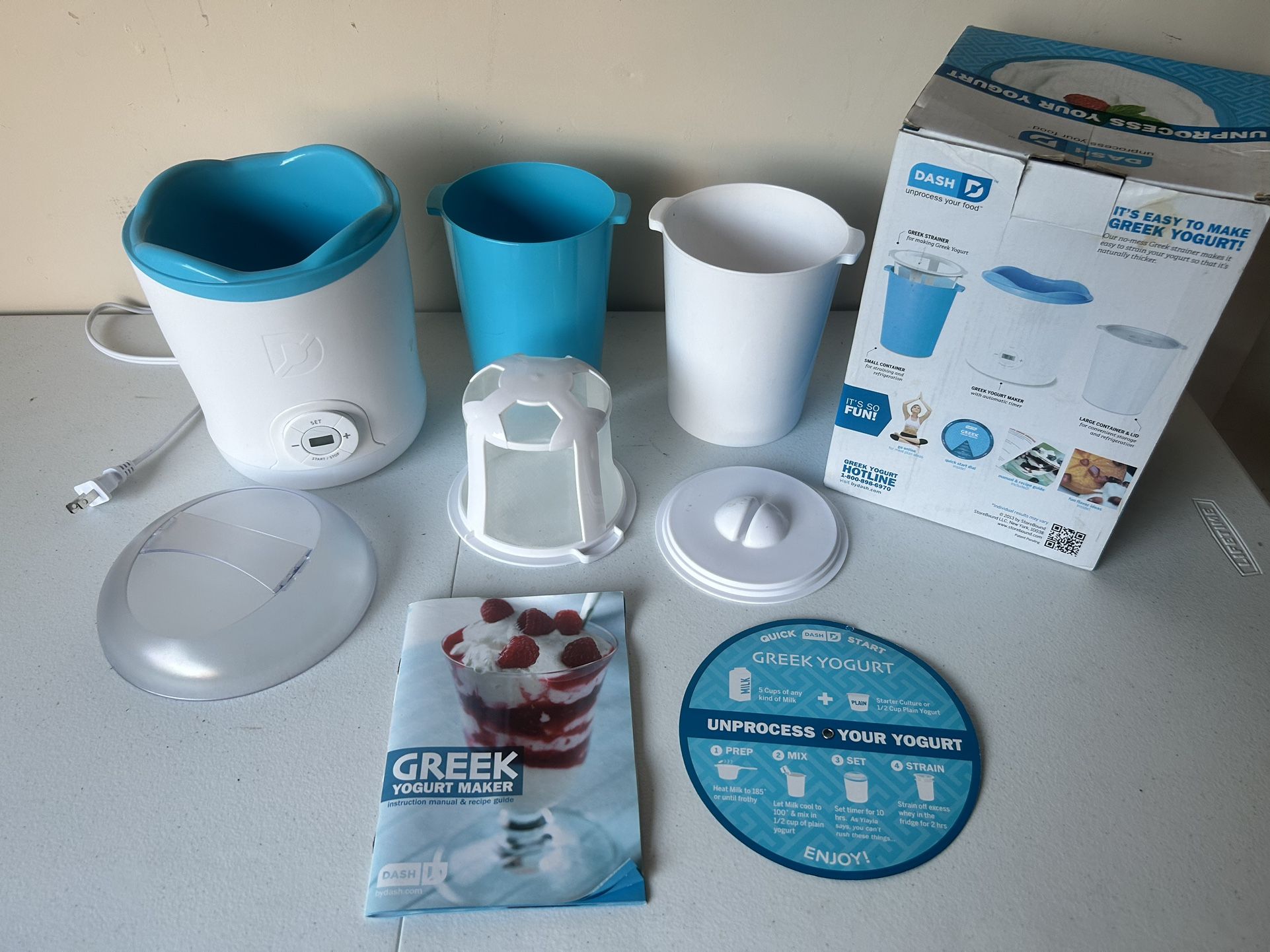 Dash Greek Yogurt Maker