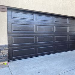 16x7 Complete Door. Garage Doors. Complete With All Hardware, Springs And Tracks