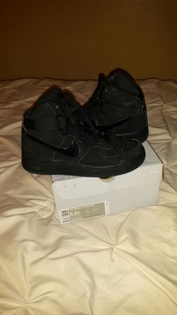 Nike Air force 1's all black (5 1/2 youth)