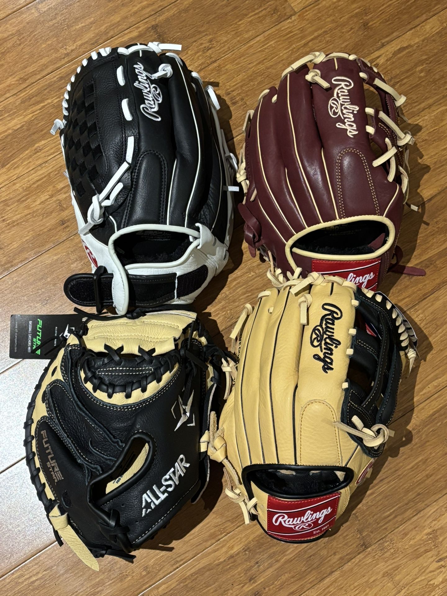 Rawlings And Allstar Gloves