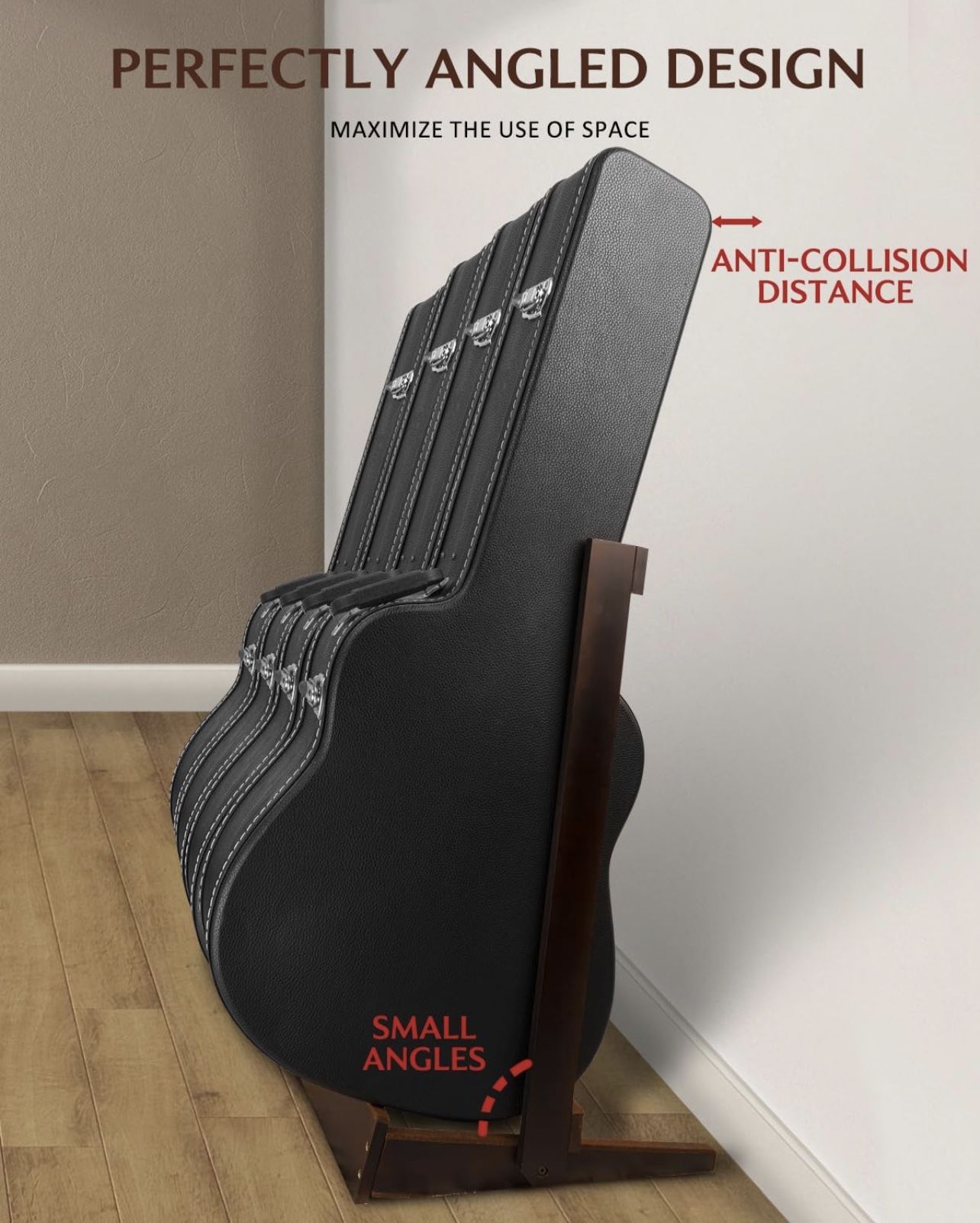 Folding guitar stand