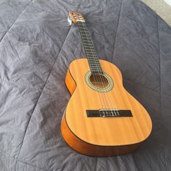 wood acoustic guitar