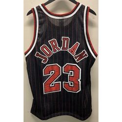 Vintage Champion Michael Jordan #23 Chicago Bulls Gold 50th NBA Jersey -  Size 44