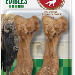 Nylabone Healthy Edibles WILD Natural Long Lasting Bison Flavor Dog Chew Treats
