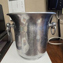 Mid century Champagne Bucket Aluminum Made In France ARGIT Brand