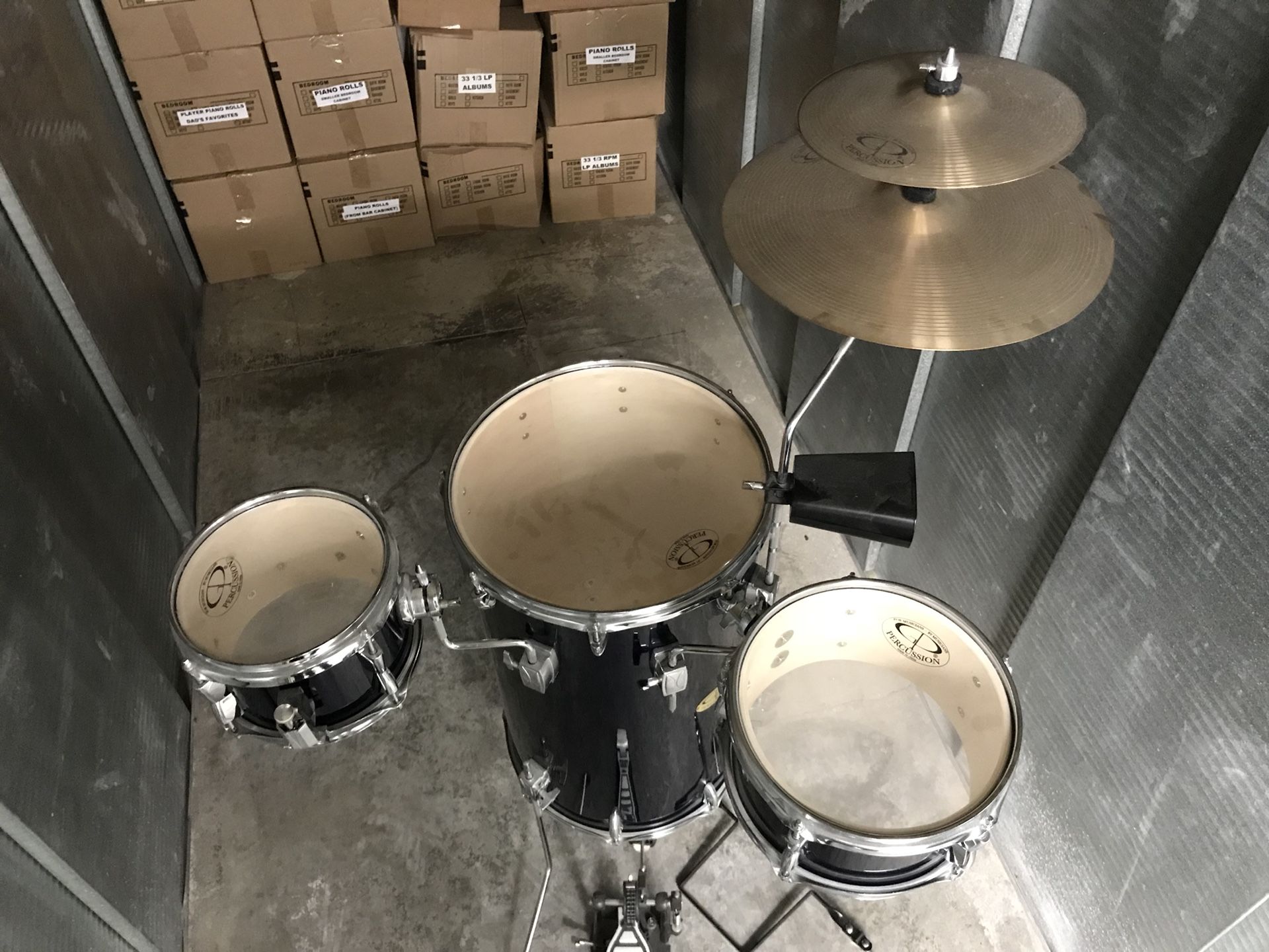 GP Percussion GP75MB Cocktail Drum Set Midnight Blue for Sale in Marina del Rey CA OfferUp